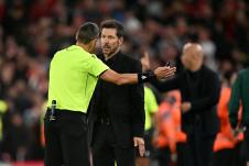 Dijego Simeone na utakmici protiv Liverpula