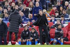 Dijego Simeone na utakmici protiv Liverpula