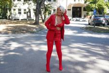 Dara Bubamara na snimanju Zvezda Granda