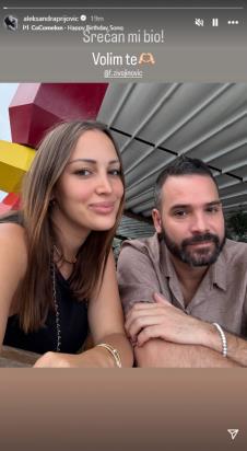 Aleksandra Prijović čestitala Filipu