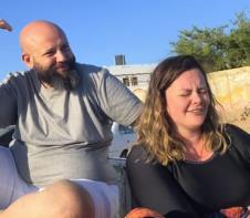 Srpkinja Anja u Egiptu snima video za TikTok sa mužem