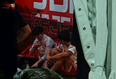 Jung Vu Seol sa fudbalerom Seltika posle utakmice