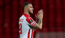 Marko Arnautović na utakmici protiv Seltika