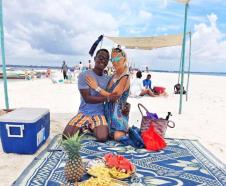 Valentina Triler sa suprugom