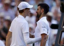 Janik Siner i Novak Đoković