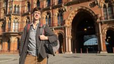 EP1 Manchán Magan outside St Pancras Station, London.jpg