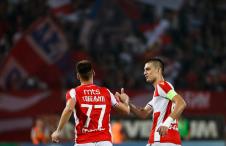 Marko Gobeljić i Vujadin Savić na utakmici protiv Čukaričkog