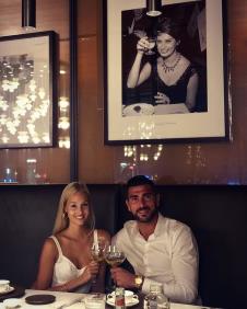 Gracijano Pele i Viktorija Varga na večeri