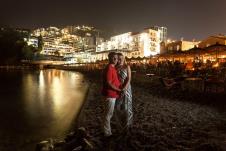 par, zaljubljeni, romantika, klupa, par, zaljubljeni par, more, plaža