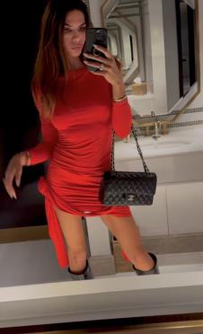 Dejana Živković u crvenoj haljini