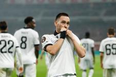 Andrija Živković na utakmici protiv Lila