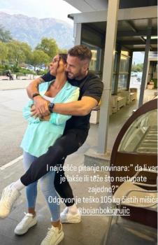 Mia Borisavljević sa mužem Bojanom