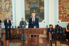 Gradonačelnik Kruševca primio učesnike Međunarodnog dečijeg festivala.jpg