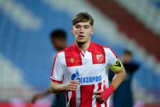 Vasilije Kostov u dresu FK Crvena zvezda
