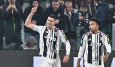 Dušan Vlahović na utakmici protiv Udinezea