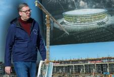 Aleksandar Vučić radovi Nacionalni stadion