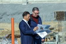 Aleksandar Vučić Siniša Mali Nacionalni stadion