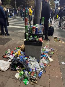 Smeće na ulicama Beograda