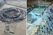 Protest blokadera ispred skupštine i nacionalni stadion