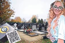 Sara Đokić groblje QR kod na nadgrobnim spomenicima