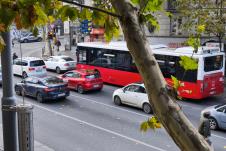 autobus ,gužva ,saobraćaj, auto