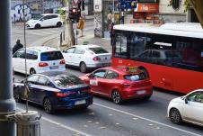 autobus ,gužva ,saobraćaj, auto