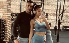 Bojana Rodić i Mirko Šijan poziraju u teretani