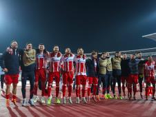 Fudbaleri Crvene zvezde slave pobedu nad Lilom