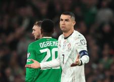 Kristijano Ronaldo na meču Irska - Portugal