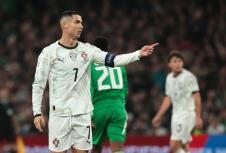 Kristijano Ronaldo na meču Irska - Portugal