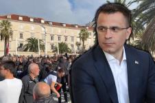 Đorđe Milićević Torcida Split protest