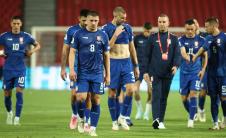 Fudbaleri Srbije posle poraza od Engleske u Beogradu