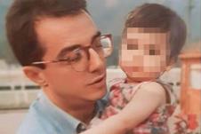 Franko Di Mare sa usvojenom ćerkom Stelom, 1992. godine