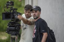 Saša Hajduković na snimanju serije Tvrđava