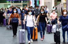 Kineski turisti aerodrom