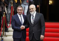 Hristijan Mickoski Tirana Edi Rama