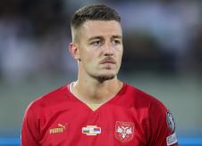 Sergej Milinković Savić u dresu Srbije protiv Bugarske