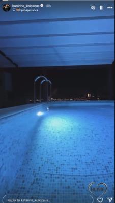 Pogled iz bazena na ceo Beograd u domu Ljube Perućice