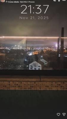 Pogled iz bazena na ceo Beograd u domu Ljube Perućice