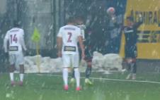 Sneg na meču Javor Crvena zvezda