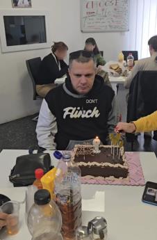 Bojan Tomović u bolnici na rođendan