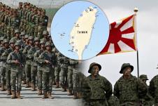 Japan Kina vojska Tajvan