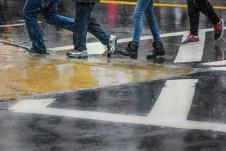 mokre cipele, kiša, pljusak