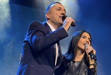 Bane Mojićević i Tanja Savić na njegovom koncertu