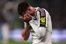 Dušan Vlahović na meču Juventus - Kaljari