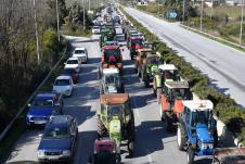 Grčka protest poljoprivrednika