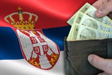 srpski dinari novčanih pun para plata penzija