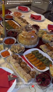 Dragana Mićalović pokazala slavsku trpezu