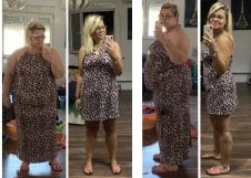 Jelena Drobnjak Dimitrić, pre i posle mršavljenja