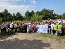 Učesnici akcije Otvori Plavi krug